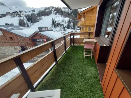 Appartement 2 pièces La Plagne 1800, balcon ensoleillé : photo 21