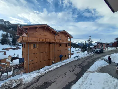 Appartement 2 pièces La Plagne 1800, balcon ensoleillé : photo 22