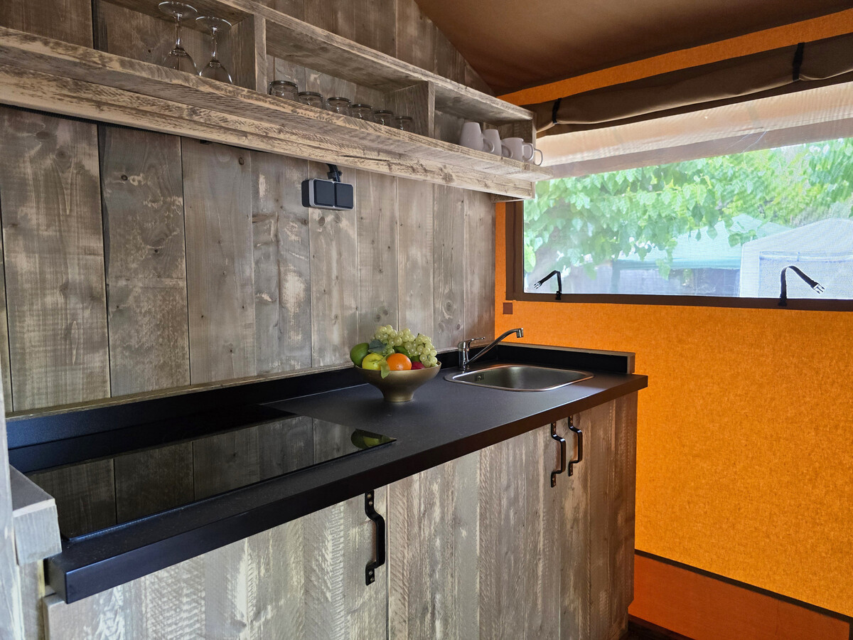 Tente glamping 4 pers. à Canet de Mar avec terrasse - Photo 4