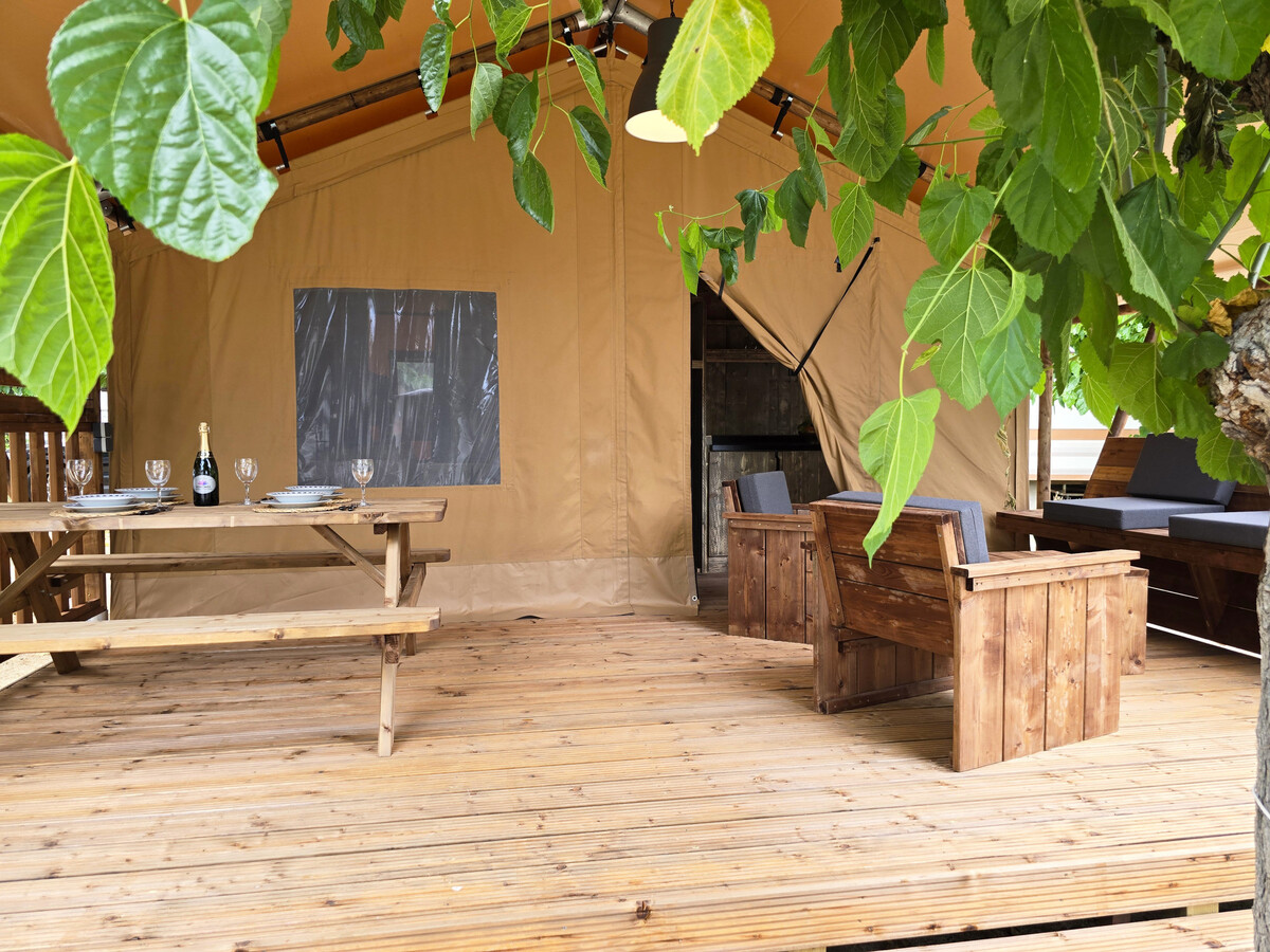 Tente glamping 4 pers. à Canet de Mar avec terrasse - Photo 10