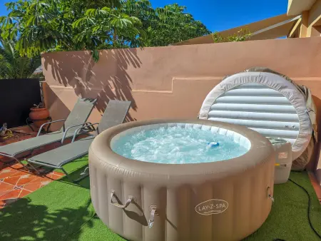 Location villa à Palm Mar, Maison de rêve avec jacuzzi, terrasses et piscine à Palm Mar