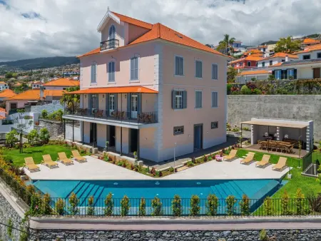 Location maison à Funchal (Madeira), Ferienvilla Quinta Rosa mit privatem Pool