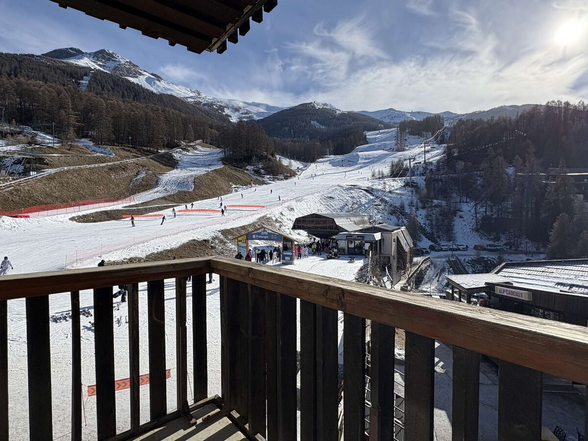 Studio 4 pers aux Orres, balcon sud-est face aux pistes - Photo 8
