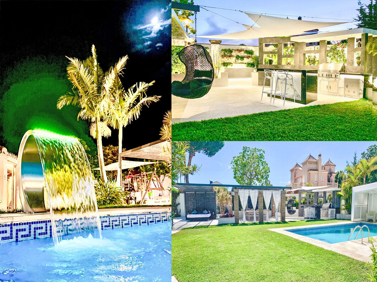 Villa 5 chambres avec salle de jeux 64m², piscine chauffée à Marbella - Photo 1