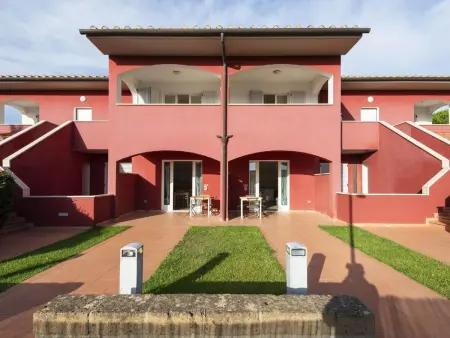 Location appartement à Massa Marittima, Unterkunft mit AC, Terrasse, in Residenz, Schwimmbad