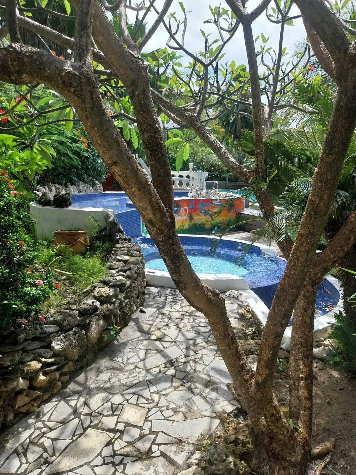 Bungalow avec spa et piscine partagée à Grand Bourg, Guadeloupe - Photo 18