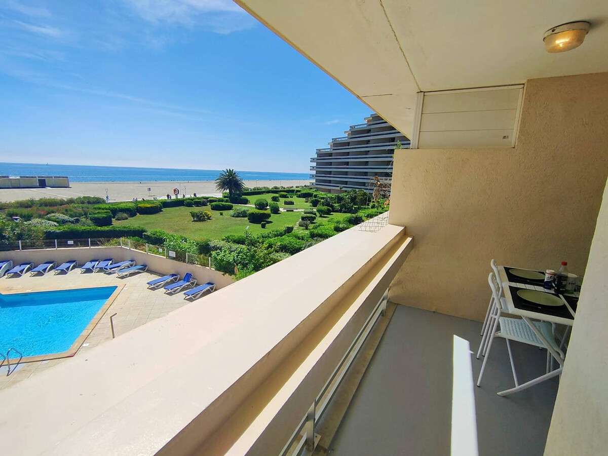 Appartement 2 pièces face mer avec piscine à Canet-Plage - Photo 1