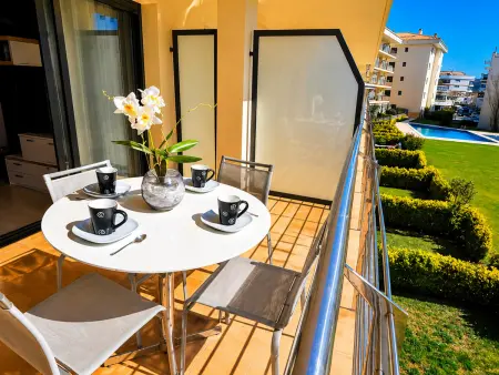 Appartement 1 chambre à 50m de la plage, piscine et climatisation : photo 16