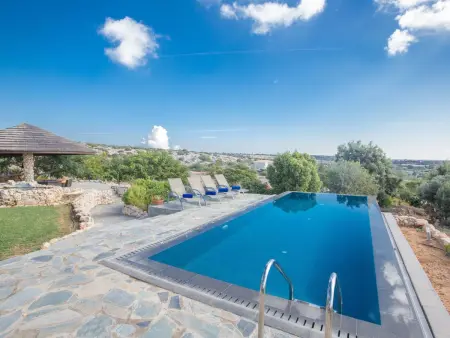 Villa stone 5 chambres avec piscine infinity et vue mer à Ayia Napa : photo 28