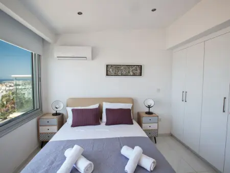 Appartement 2 chambres vue mer, Ayia Napa, climatisé : photo 11