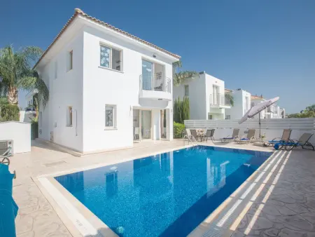 Location maison à Agios Georgios Pegeias, Ferienvilla PV17 mit Sonnenterrasse und Pool