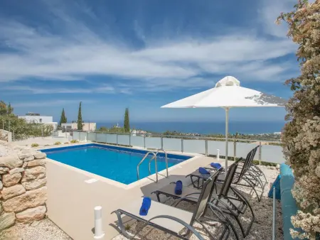 Location maison à Polis Chrysochous, Villa mit Panoramablick auf das Meer von Latchi