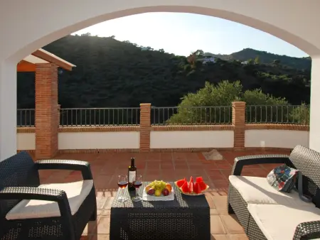 Villa Los Pinos, Beheizter Pool, Wifi, AC, BBQ, Maison 10 personnes à Comares - Photo 22