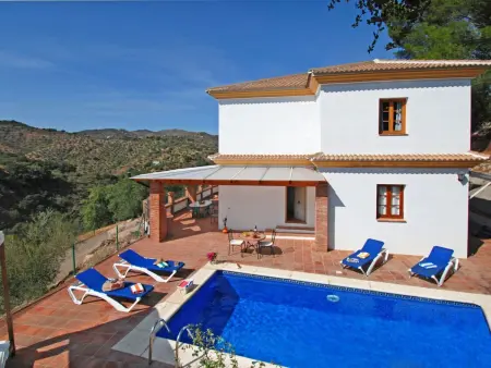 Villa Los Pinos, Beheizter Pool, Wifi, AC, BBQ, Maison 10 personnes à Comares - Photo 29