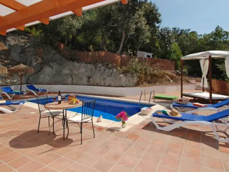 Villa Los Pinos, Beheizter Pool, Wifi, AC, BBQ, Maison 10 personnes à Comares - Photo 30