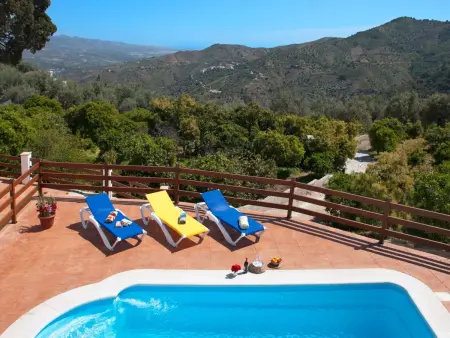 Villa La Noria, mit privatem Pool, Wifi, Garten, Maison 15 personnes à Comares - Photo 2