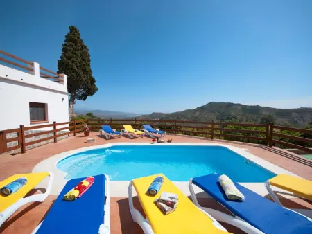 Villa La Noria, mit privatem Pool, Wifi, Garten, Maison 15 personnes à Comares - Photo 3