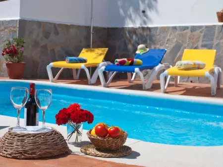 Villa La Noria, mit privatem Pool, Wifi, Garten, Maison 15 personnes à Comares - Photo 4