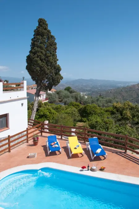 Villa La Noria, mit privatem Pool, Wifi, Garten, Maison 15 personnes à Comares - Photo 8