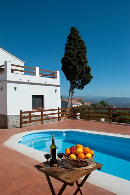 Villa La Noria, mit privatem Pool, Wifi, Garten, Maison 15 personnes à Comares - Photo 9