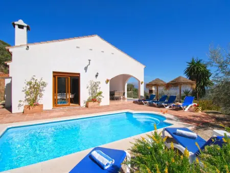 Villa Roble, Pers, Beheizter Pool, Petfriendly, Maison 8 personnes à Comares - Photo 15