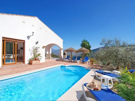 Villa Roble, Pers, Beheizter Pool, Petfriendly, Maison 8 personnes à Comares - Photo 19