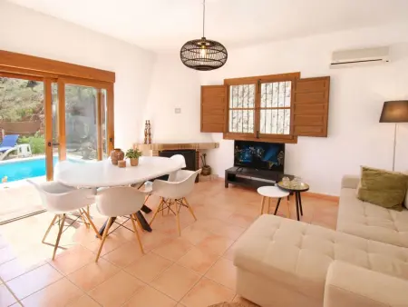 Villa Roble, Pers, Beheizter Pool, Petfriendly, Maison 8 personnes à Comares - Photo 23
