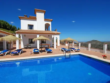 Villa José 1, beheizter Pool, Meerblick., Maison 12 personnes à Comares - Photo 7