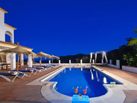 Villa José 1, beheizter Pool, Meerblick., Maison 12 personnes à Comares - Photo 48