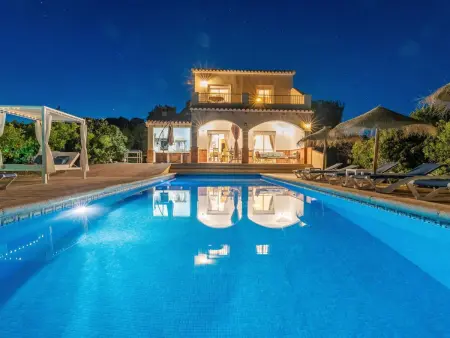 Location maison à Comares, Villa Botin, beheizter Pool, AC, Meerblick