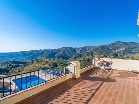 Villa Botin, beheizter Pool, AC, Meerblick, Maison 9 personnes à Comares - Photo 12