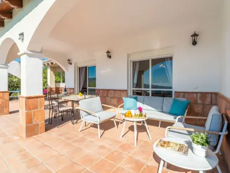 Villa Botin, beheizter Pool, AC, Meerblick, Maison 9 personnes à Comares - Photo 31