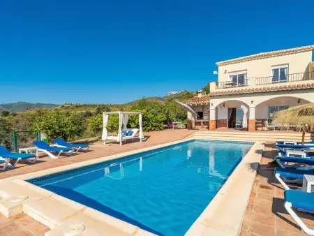 Villa Botin, beheizter Pool, AC, Meerblick, Maison 9 personnes à Comares - Photo 32
