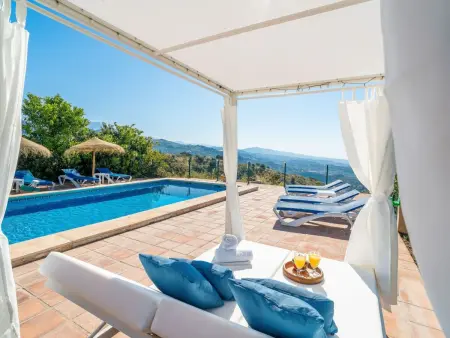 Villa Botin, beheizter Pool, AC, Meerblick, Maison 9 personnes à Comares - Photo 35