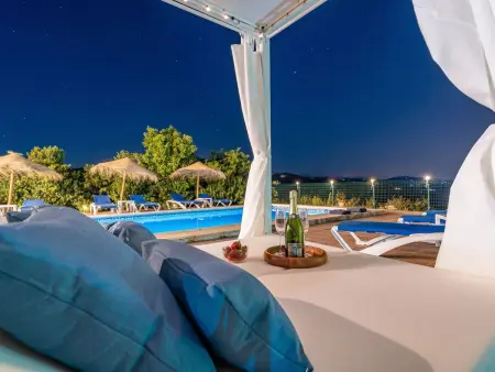 Villa Botin, beheizter Pool, AC, Meerblick, Maison 9 personnes à Comares - Photo 61