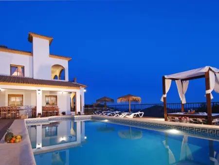 Villa José 2, beheizter Pool, Meerblick., Maison 12 personnes à Comares - Photo 2