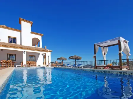 Villa José 2, beheizter Pool, Meerblick., Maison 12 personnes à Comares - Photo 11