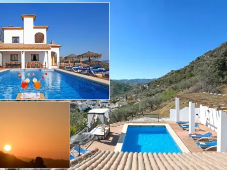Villa José 2, beheizter Pool, Meerblick., Maison 12 personnes à Comares - Photo 47