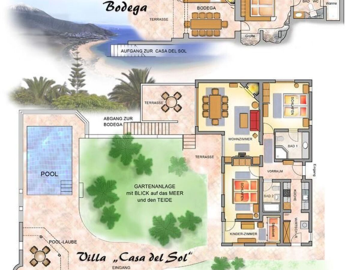 Casa del Sol – Maison 6 pers. avec piscine chauffée à La Matanza - Photo 35