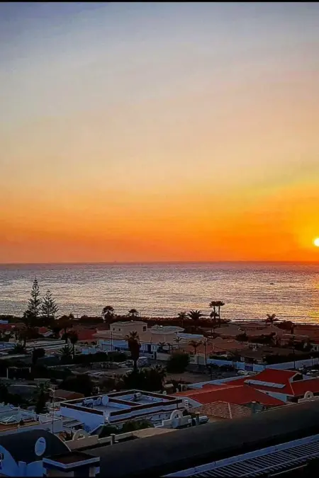 Appartement 6 pers. Palm-Mar, balcon vue mer et cuisine extérieure : photo 2
