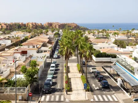 Appartement 6 pers. Palm-Mar, balcon vue mer et cuisine extérieure : photo 20