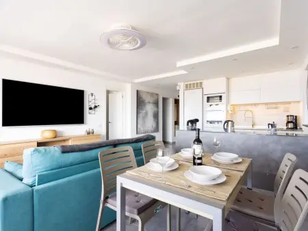 Appartement 6 pers. Palm-Mar, balcon vue mer et cuisine extérieure : photo 23