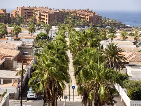 Appartement 6 pers. Palm-Mar, balcon vue mer et cuisine extérieure : photo 31