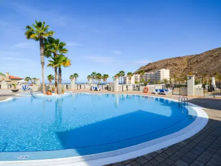 Appartement Palm-Mar : terrasse vue mer et piscine chauffée : photo 3