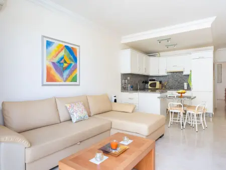 Appartement Palm-Mar : terrasse vue mer et piscine chauffée : photo 23