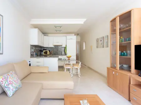 Appartement Palm-Mar : terrasse vue mer et piscine chauffée : photo 24