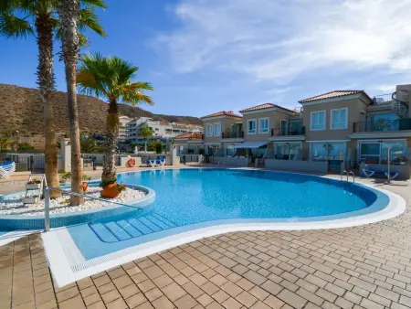 Appartement Palm-Mar : terrasse vue mer et piscine chauffée : photo 39