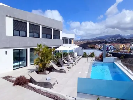 Location maison à Maspalomas, Geräumige Villa, beheizter Pool und atemberaubende Aussicht