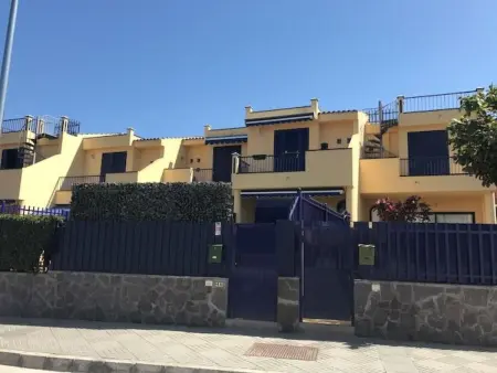 Location maison à Maspalomas, in Costa Meloneras mit Großem gemeinsamem Pool