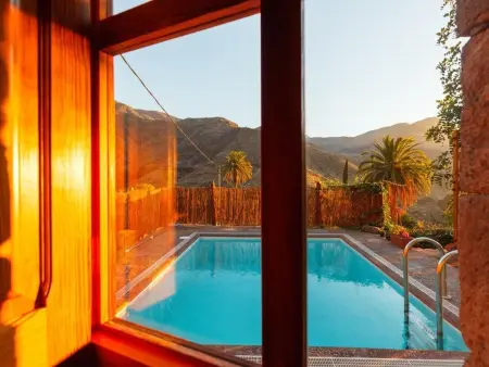 Maison avec piscine privée à Agaete, vue sur la vallée : photo 5